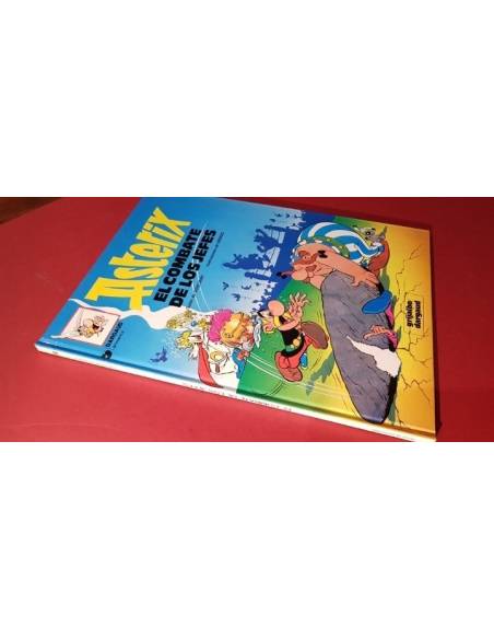 ASTERIX 10 EL COMBATE DE LOS JEFES EXCELENTE ESTADO GRIJALBO DARGAUD EDICIÓN ESPECIAL ANIVERSARIO