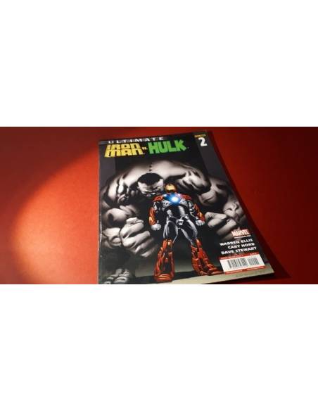 ULTIMATE IRON MAN VS HULK 2 EXCELENTE ESTADO PANINI