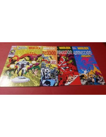 ESTRELLA PLATEADA WARLOCK EXCELENTE ESTADO RESURRECCION COMPLETA SERIE LIMITADA FORUM