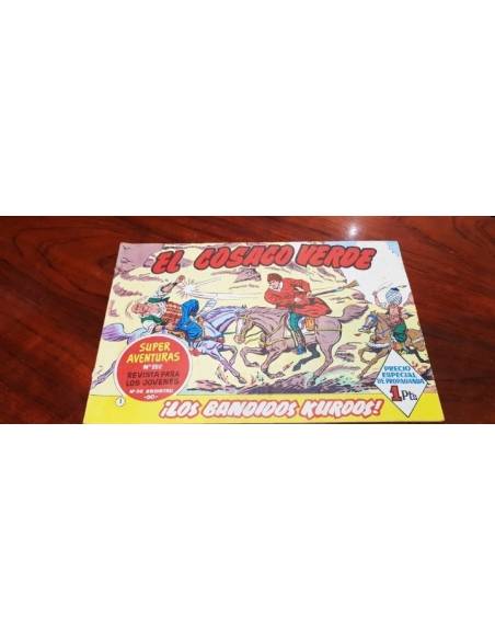 SÍ EXCELENTE ESTADO EL COSACO VERDE 1 SUPER AVENTURAS 282 BRUGUERA