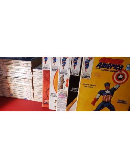 SUELTOS PREGUNTAR CAPITAN AMERICA MUY BUEN ESTADO COMPLETA VERTICE