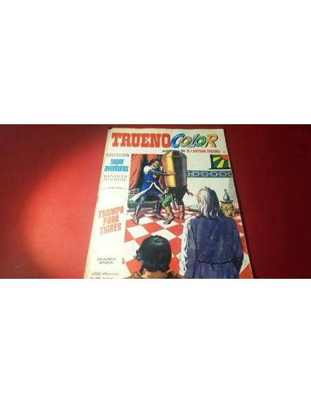 MUY BUEN ESTADO COLECCION SUPER AVENTURAS 1773 AÑO VIII TRUENO COLOR EL CAPITAN TRUENO 28 BRUGUERA