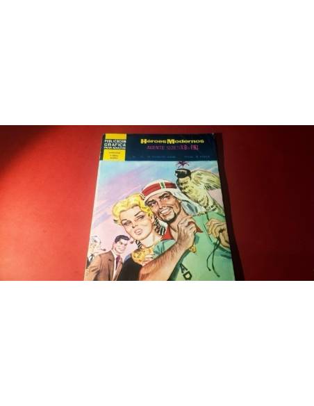 BASTANTE NUEVO HEROES MODERNOS 36 AGENTE SECRETO X-9 EDITORIAL DOLAR