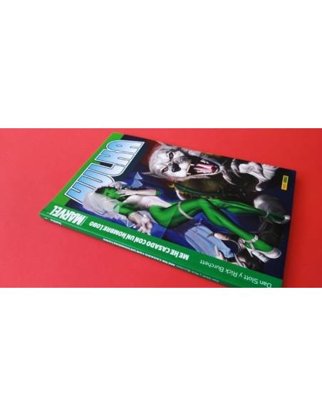 DE KIOSCO HEROES MARVEL HULKA 5 ME HE CASADO CON UN HOMBRE LOBO PANINI