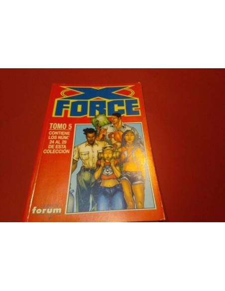 X-FORCE TOMO 5 EXCELENTE ESTADO 24 AL 29 COMICS FORUM RETAPADOS