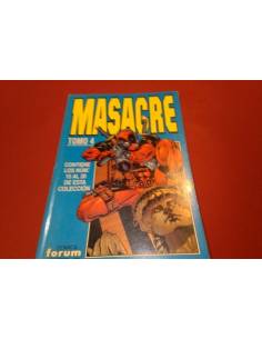 MASACRE TOMO 4 EXCELENTE ESTADO 15 AL 20 COMICS FORUM...