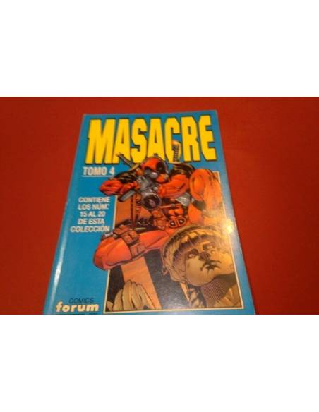 MASACRE TOMO 4 EXCELENTE ESTADO 15 AL 20 COMICS FORUM RETAPADO