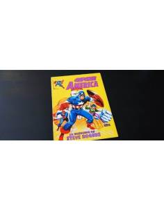 CASI EXCELENTE ESTADO CAPITAN AMERICA 3 LINEA SURCO VERTICE