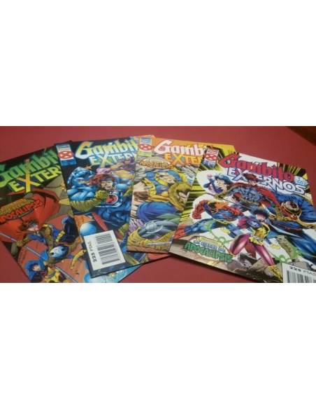 GAMBITO Y LOS EXTERNOS COMPLETA EXCELENTE ESTADO MARVEL FORUM