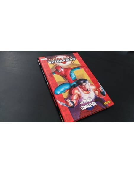 DE KIOSCO ULTIMATE SPIDERMAN UN MUNDO COMPARTIDO PANINI COMICS TAPA DURA