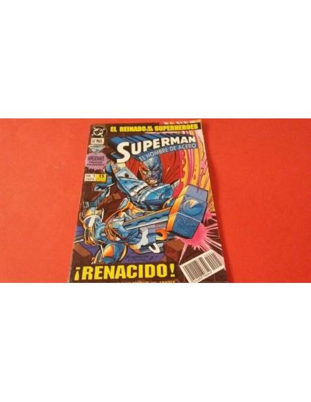 SUPERMAN EL HOMBRE DE ACERO 1 RENACIDO EXCELENTE ESTADO DC