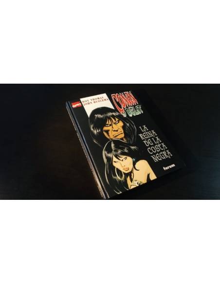 DE KIOSCO CONAN Y BENIT 1 LA REINA DE LA COSTA NEGRA ROY THOMAS / JOHN BUSCEMA FORUM