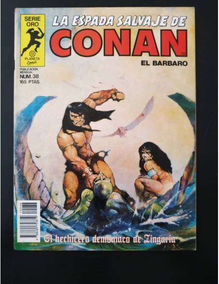 MUY BUEN ESTADO LA ESPADA SALVAJE DE CONAN 38 SERIE ORO PLANETA