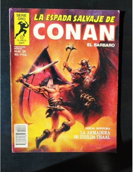 MUY BUEN ESTADO LA ESPADA SALVAJE DE CONAN 34 SERIE ORO PLANETA