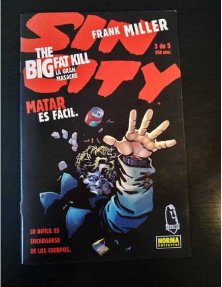 DE KIOSCO SIN CITY LA GRAN MASACRE 3 NORMA EDITORIAL FRANK MILLER