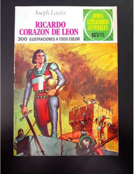 CASI EXCELENTE ESTADO RICARDO CORAZON DE LEON 19 BRUGUERA JOYAS LITERARIAS