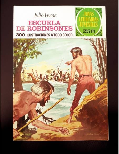 EXCELENTE ESTADO ESCUELA DE ROBINSONES 108 BRUGUERA JOYAS LITERARIAS