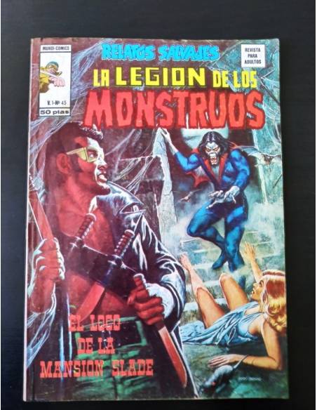 EXCELENTE ESTADO RELATOS SALVAJES 45 LA LEGION DE LOS MONSTRUOS VOL I VERTICE