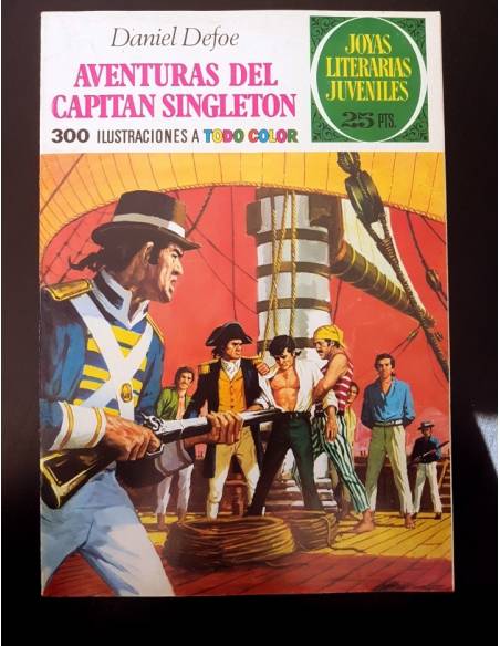 EXCELENTE ESTADO AVENTURAS DEL CAPITAN SINGLETON 10 BRUGUERA JOYAS LITERARIAS