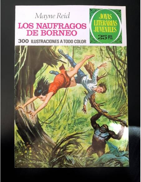 EXCELENTE ESTADO LOS NAUFRAGOS DE BORNEO 110 BRUGUERA JOYAS LITERARIAS