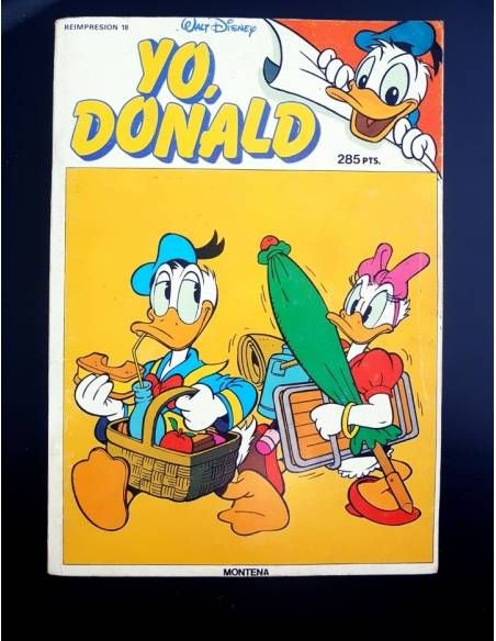 MUY BUEN ESTADO YO DONALD EXTRA VERANO Y EXTRA NAVIDAD MONTENA DISNEY