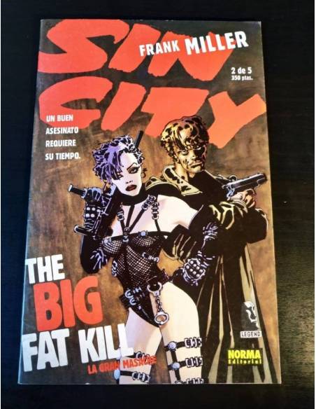EXCELENTE ESTADO SIN CITY THE BIG FAT KILL LA GRAN MASACRE 2 NORMA EDITORIAL FRANK MILLER