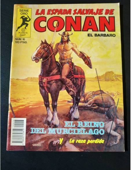 EXCELENTE ESTADO LA ESPADA SALVAJE DE CONAN 16 SERIE ORO PLANETA