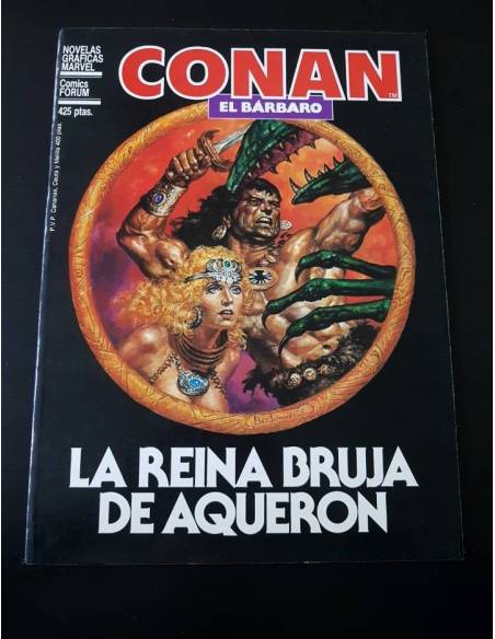 CASI EXCELENTE ESTADO CONAN LA REINA BRUJA DE AQUERON FORUM NOVELAS GRAFICAS