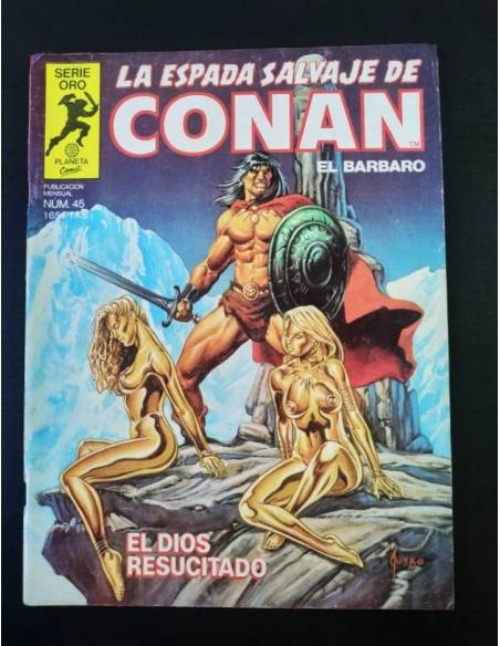 CASI EXCELENTE ESTADO LA ESPADA SALVAJE DE CONAN 45 FORUM SERIE ORO