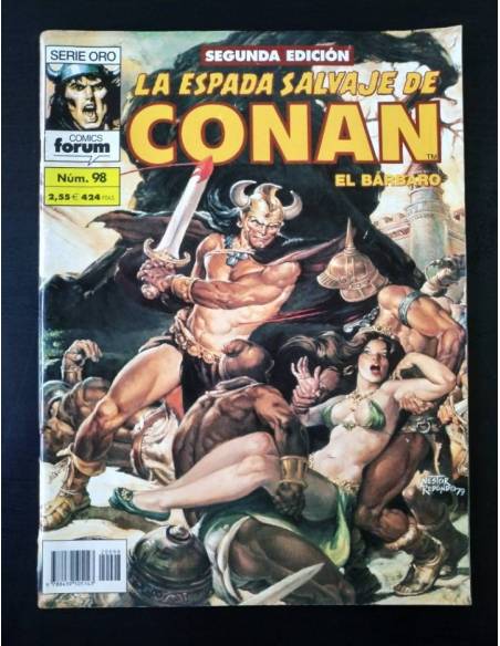 MUY BUEN ESTADO LA ESPADA SALVAJE DE CONAN 98 SEGUNDA EDICION FORUM SERIE ORO