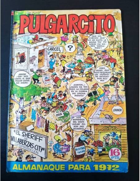 MUY BUEN ESTADO PULGARCITO ALMANAQUE PARA 1972 EDITORIAL BRUGUERA