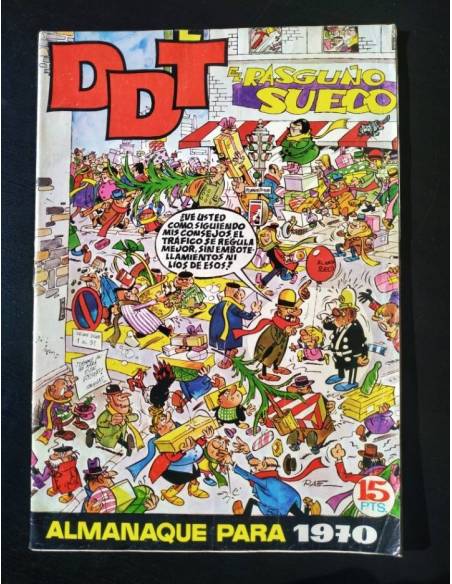 CASI EXCELENTE ESTADO DDT ALMANAQUE PARA 1970 EDITORIAL BRUGUERA