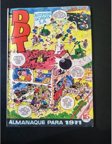 MUY BUEN ESTADO DDT ALMANAQUE PARA 1971 EDITORIAL BRUGUERA