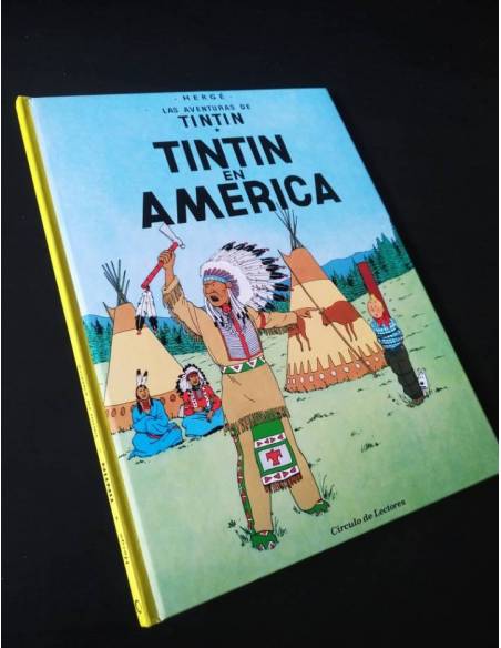 DE KIOSCO LAS AVENTURAS DE TINTIN TEMPLO EN AMERICA CIRCULO DE LECTORES HERGE