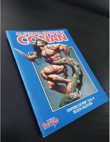 CASI EXCELENTE ESTADO LA ESPADA SALVAJE DE CONAN TOMO 4 RETAPADO 12 AL 14 FORUM