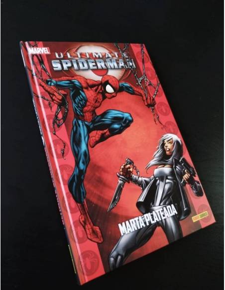DE KIOSCO ULTIMATE SPIDERMAN 17 MARTA PLATEADA PANINI COMICS TOMO TAPA DURA