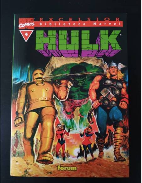 DE KIOSCO HULK 4 BIBLIOTECA MARVEL EXCELSIOR FORUM TOMO