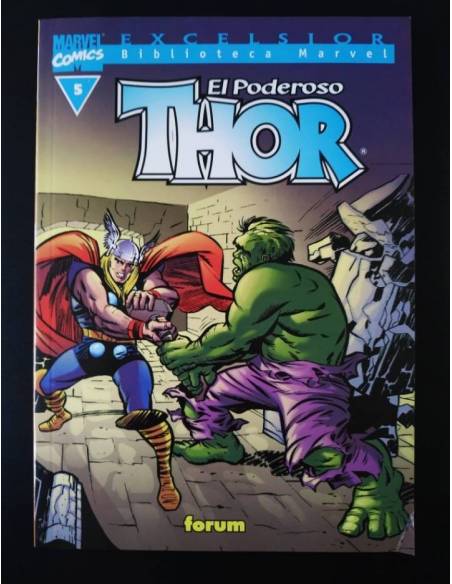 EXCELENTE ESTADO EL PODEROSO THOR 5 EXCELSIOR BIBLIOTECA MARVEL FORUM