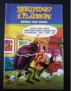 MUY BUEN ESTADO MORTADELO Y FILEMON ARMAS CON BICHO