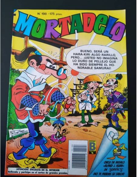 EXCELENTE ESTADO MORTADELO 198 EDICIONES B