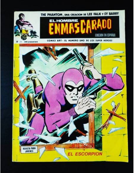 CASI EXCELENTE ESTADO HOMBRE ENMASCARADO 28 VERTICE