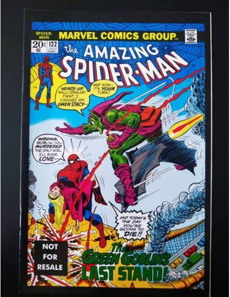 DE KIOSCO AMAZING SPIDERMAN 122 MARVEL COMICS GROUP USA