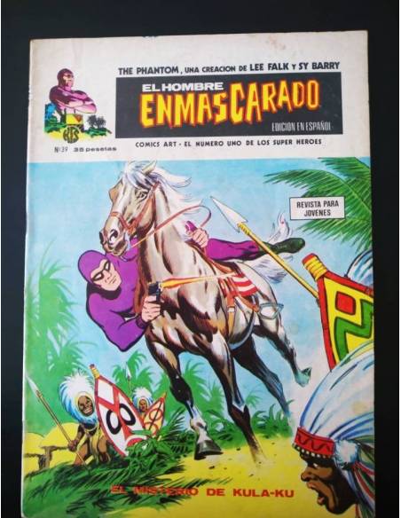 MUY BUEN ESTADO EL HOMBRE ENMASCARADO 39 VERTICE