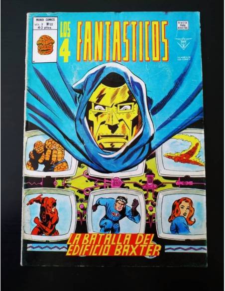 BUEN ESTADO LOS 4 FANTASTICOS 22 VOL III VERTICE