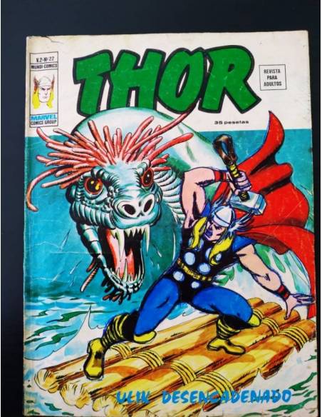 NORMAL ESTADO THOR 22 VOL II VERTICE CONTORNO DE THOR MARCADO CON BOLIGRAFO