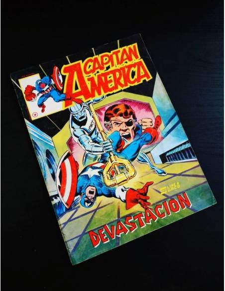 BUEN ESTADO CAPITAN AMERICA 7 VERTICE LINEA SURCO