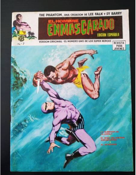 CASI EXCELENTE ESTADO EL HOMBRE ENMASCARADO 7 VERTICE