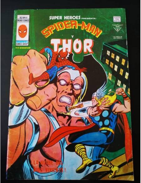 MUY BUEN ESTADO SUPER HEROES 97 VOL II SPIDER-MAN Y THOR VERTICE