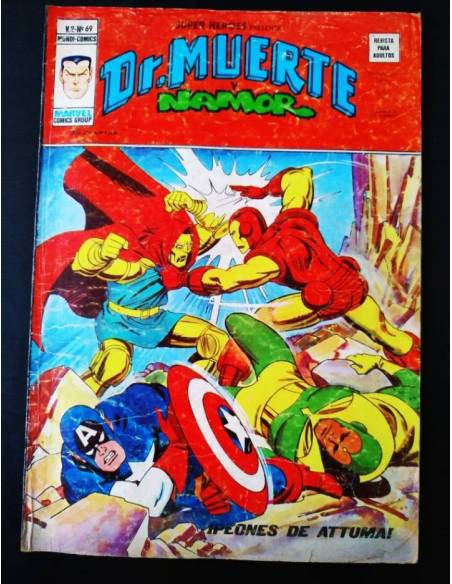 NORMAL ESTADO SUPER HEROES 69 VOL II VERTICE DR. MUERTE Y NAMOR