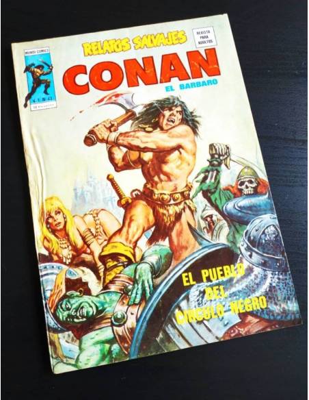 MUY NUEVO RELATOS SALVAJES 43 CONAN VERTICE TIENE ARRUGA DE IMPRENTA EN PORTADA VER FOTO